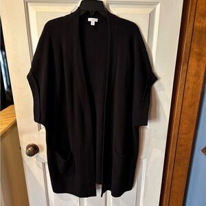 J. Jill Black Knit Sweater